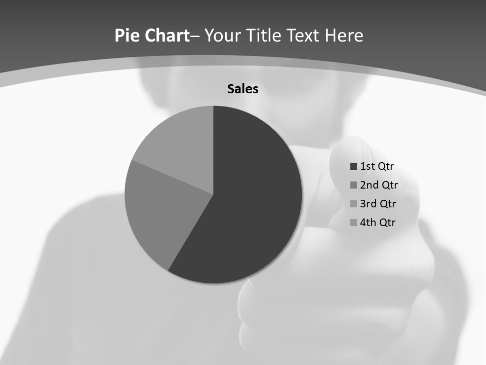 Frustrated Hand Copyspace PowerPoint Template