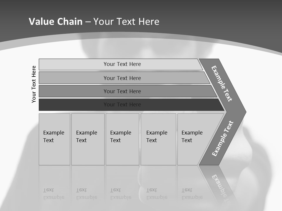 Frustrated Hand Copyspace PowerPoint Template