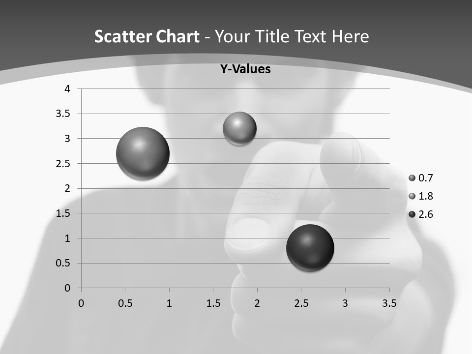 Frustrated Hand Copyspace PowerPoint Template