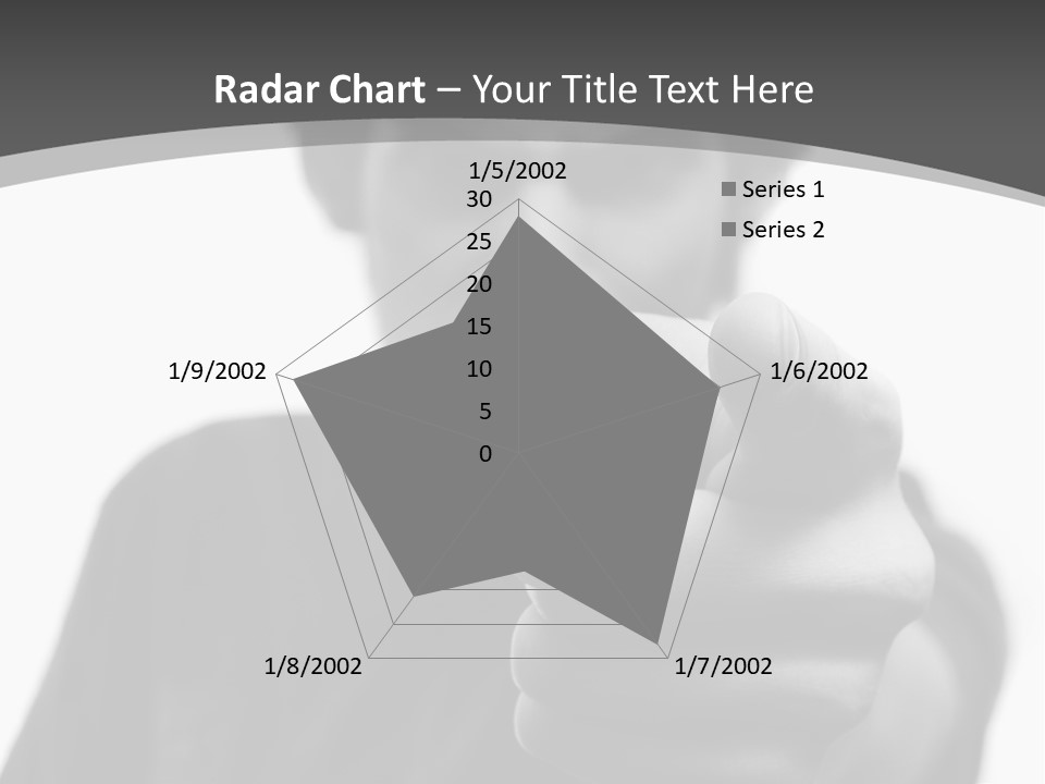 Frustrated Hand Copyspace PowerPoint Template