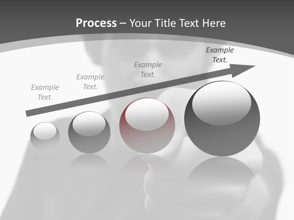 Frustrated Hand Copyspace PowerPoint Template