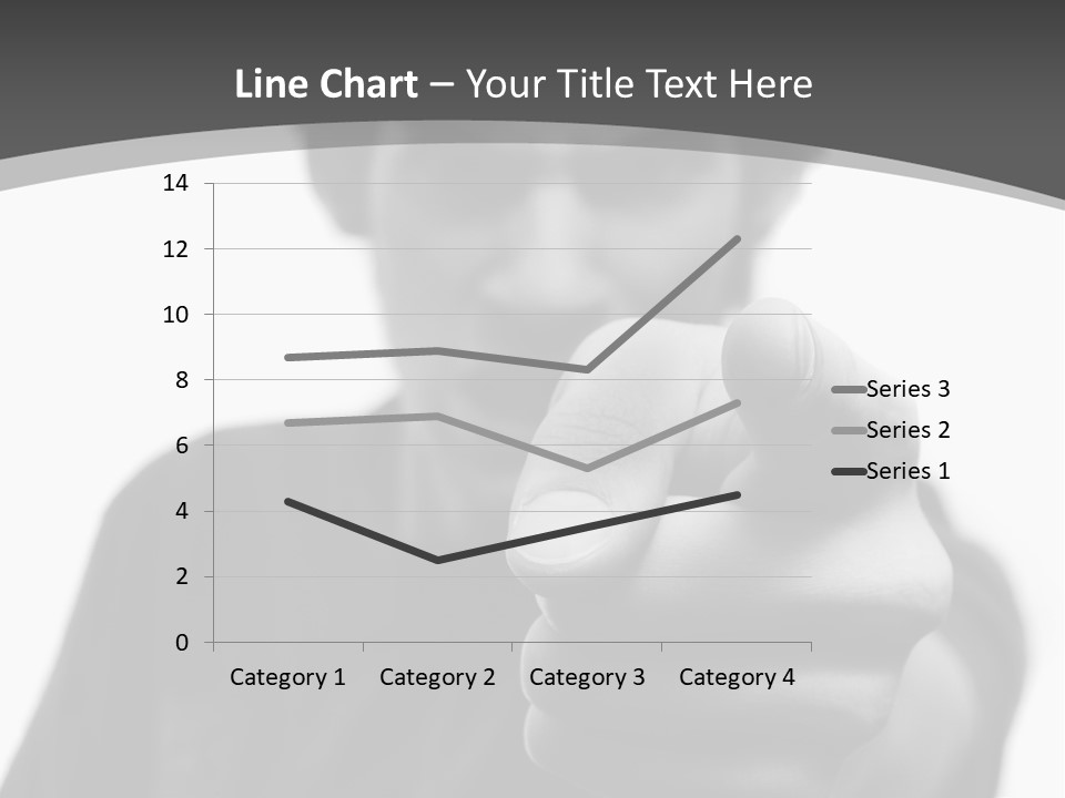 Frustrated Hand Copyspace PowerPoint Template