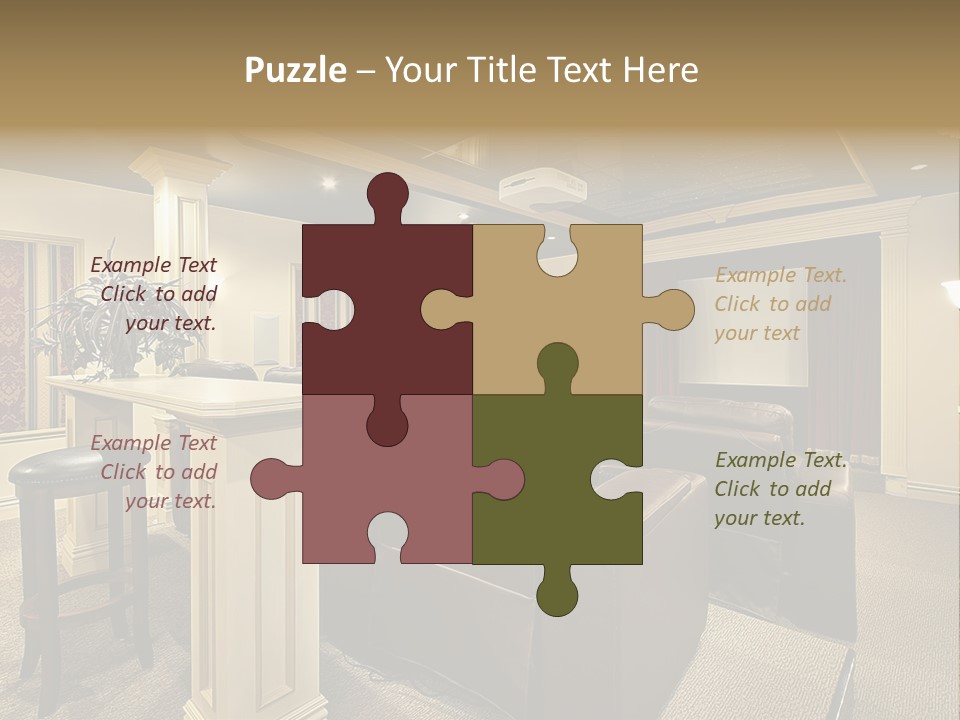 Carpet Inside Estate PowerPoint Template