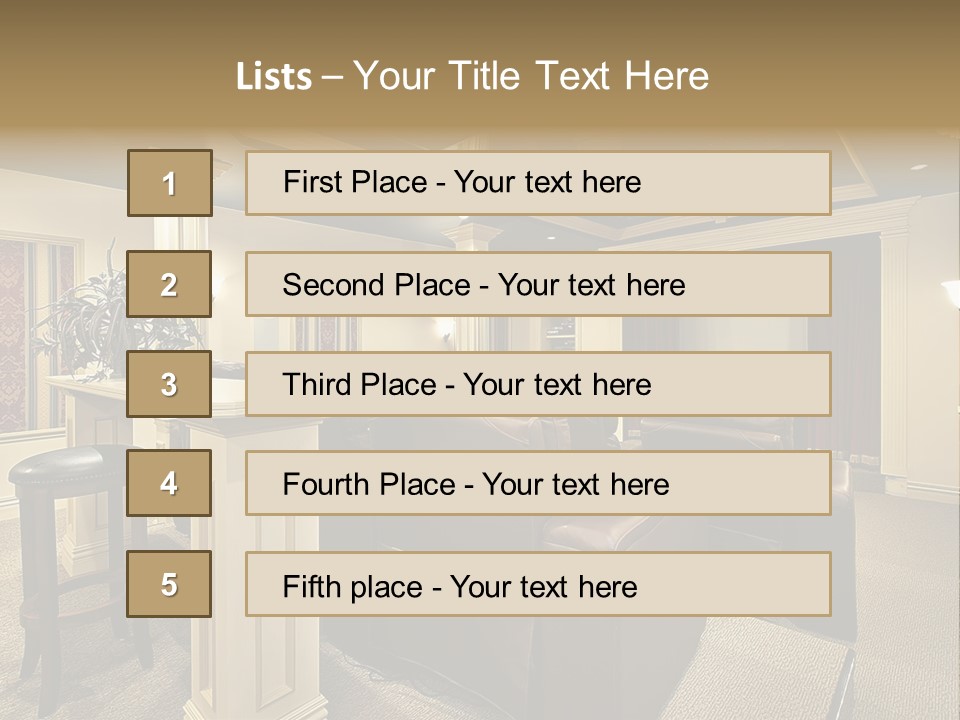 Carpet Inside Estate PowerPoint Template