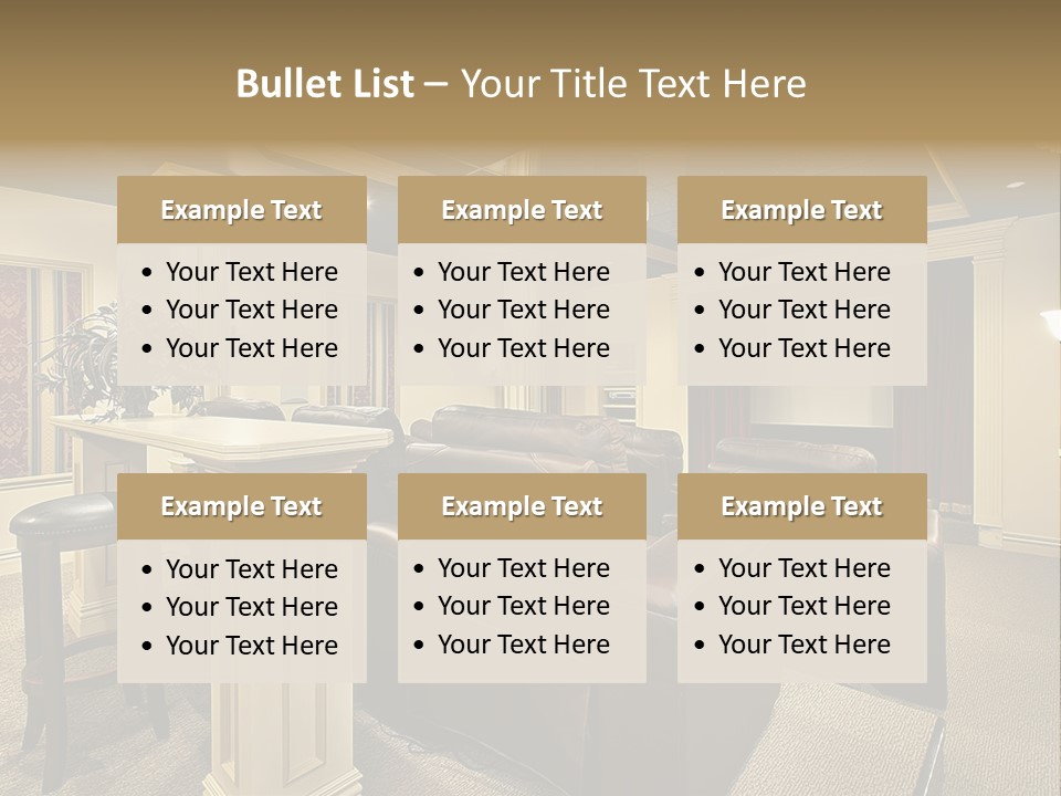 Carpet Inside Estate PowerPoint Template