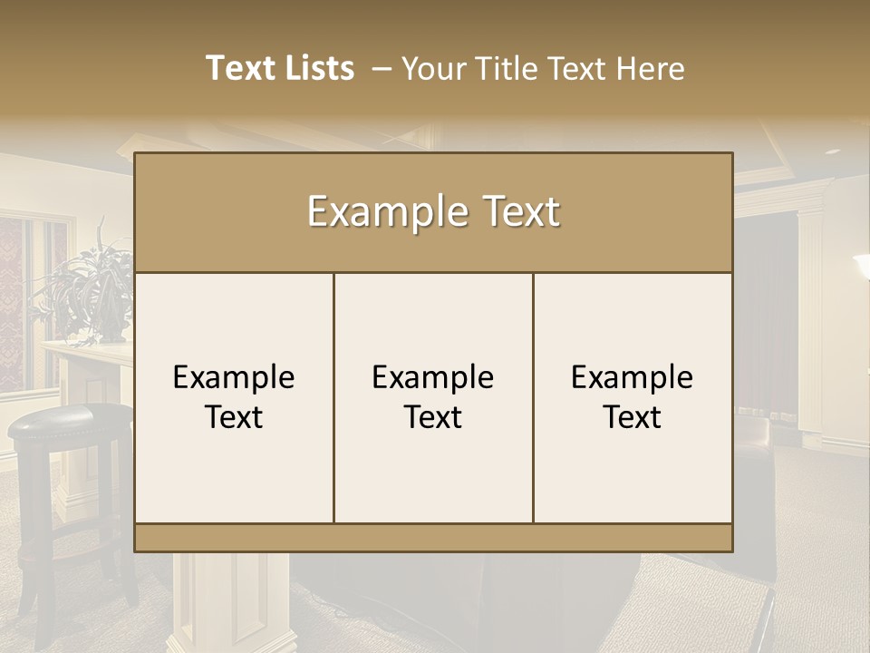 Carpet Inside Estate PowerPoint Template