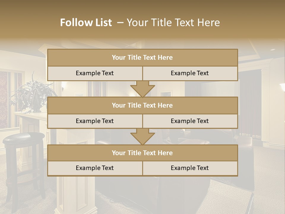 Carpet Inside Estate PowerPoint Template