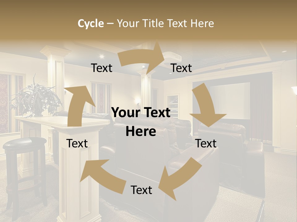 Carpet Inside Estate PowerPoint Template