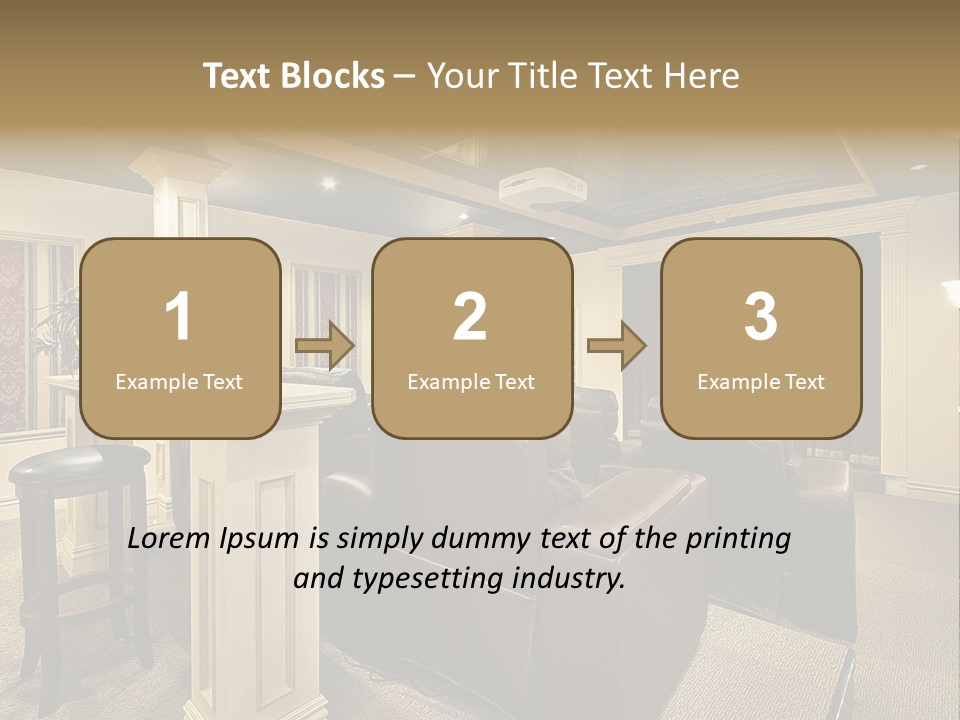Carpet Inside Estate PowerPoint Template