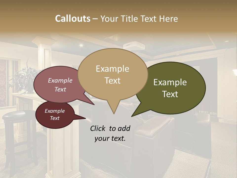 Carpet Inside Estate PowerPoint Template
