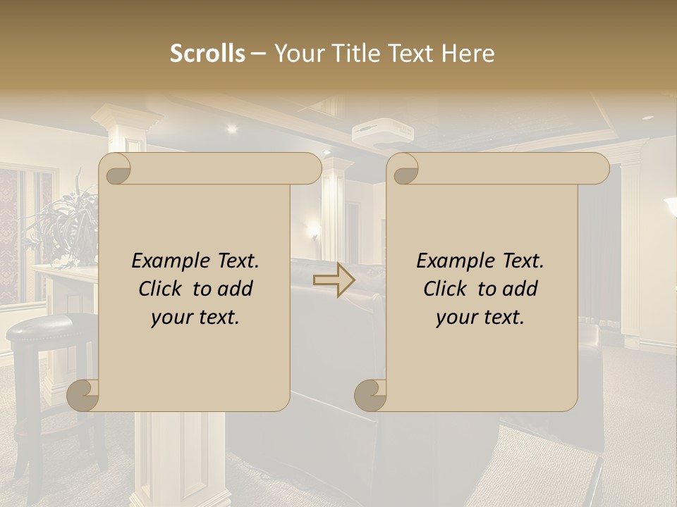 Carpet Inside Estate PowerPoint Template