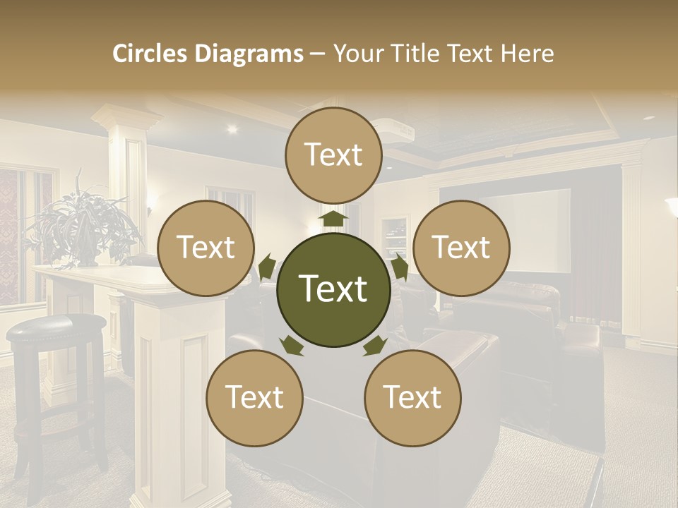 Carpet Inside Estate PowerPoint Template