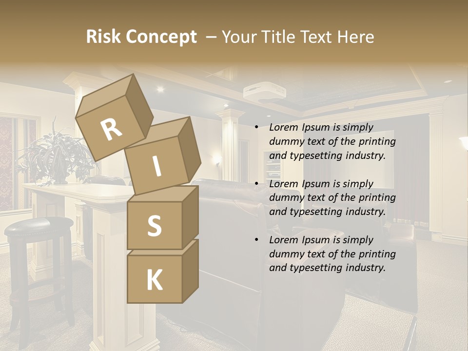 Carpet Inside Estate PowerPoint Template