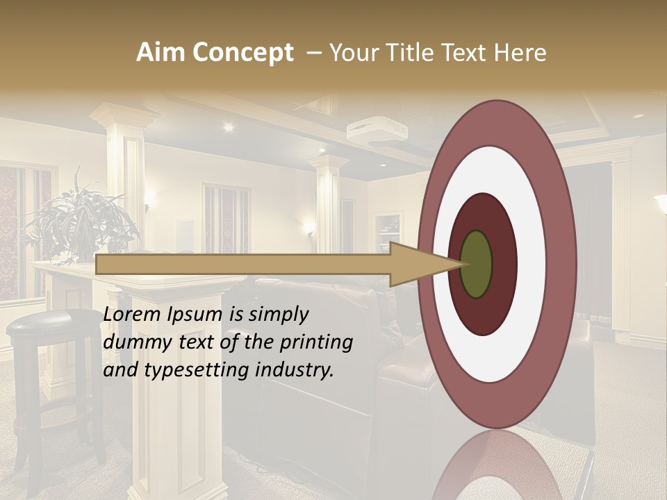 Carpet Inside Estate PowerPoint Template