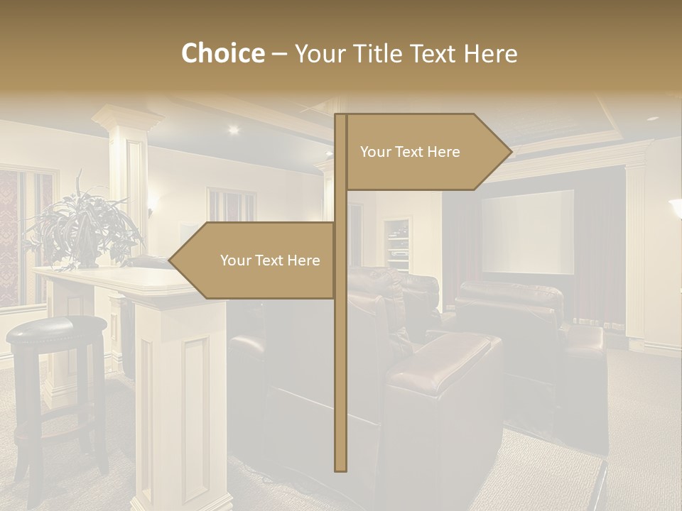Carpet Inside Estate PowerPoint Template
