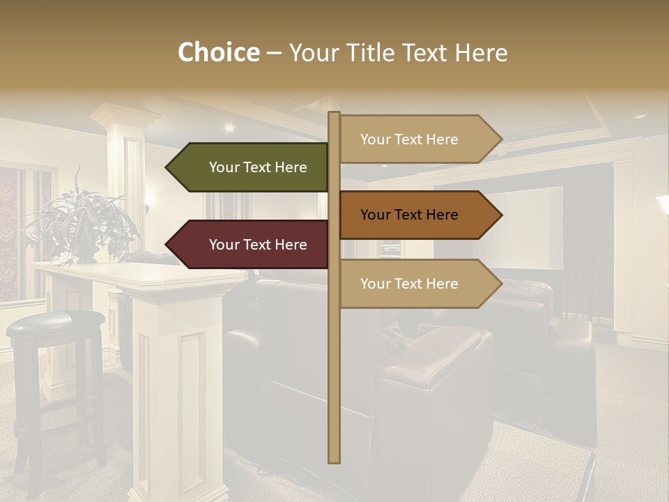 Carpet Inside Estate PowerPoint Template