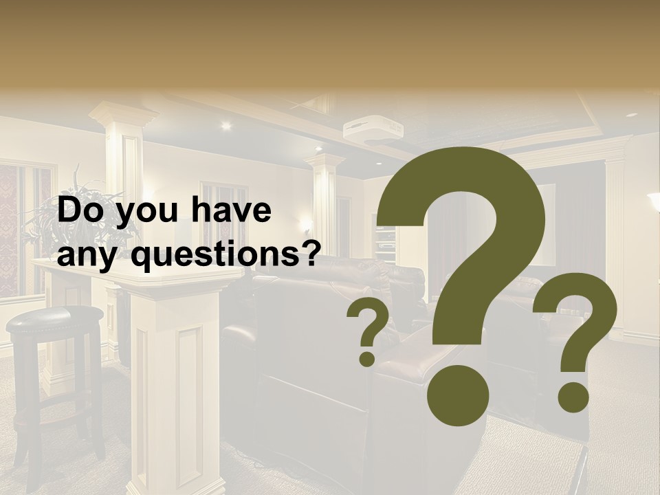 Carpet Inside Estate PowerPoint Template