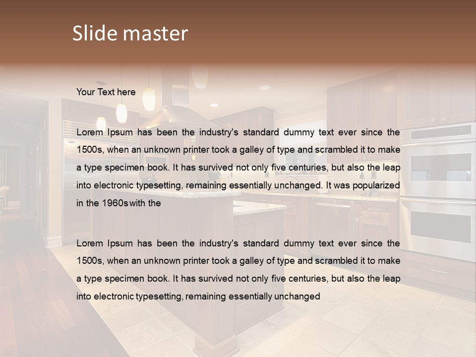 Eat Living Architecture PowerPoint Template