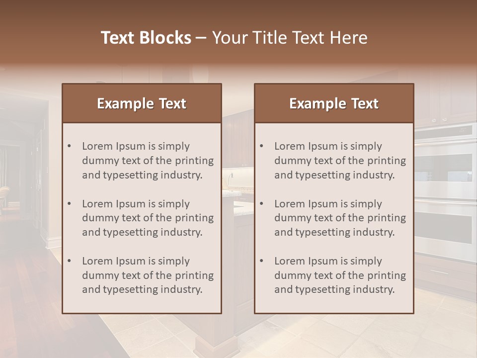Eat Living Architecture PowerPoint Template