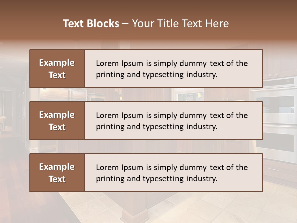 Eat Living Architecture PowerPoint Template