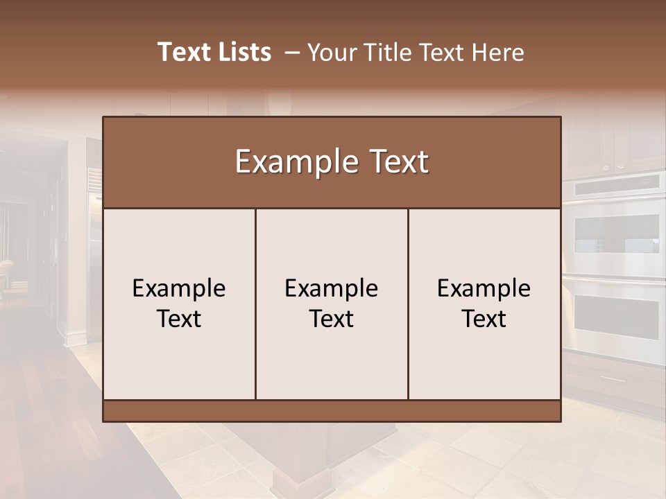 Eat Living Architecture PowerPoint Template