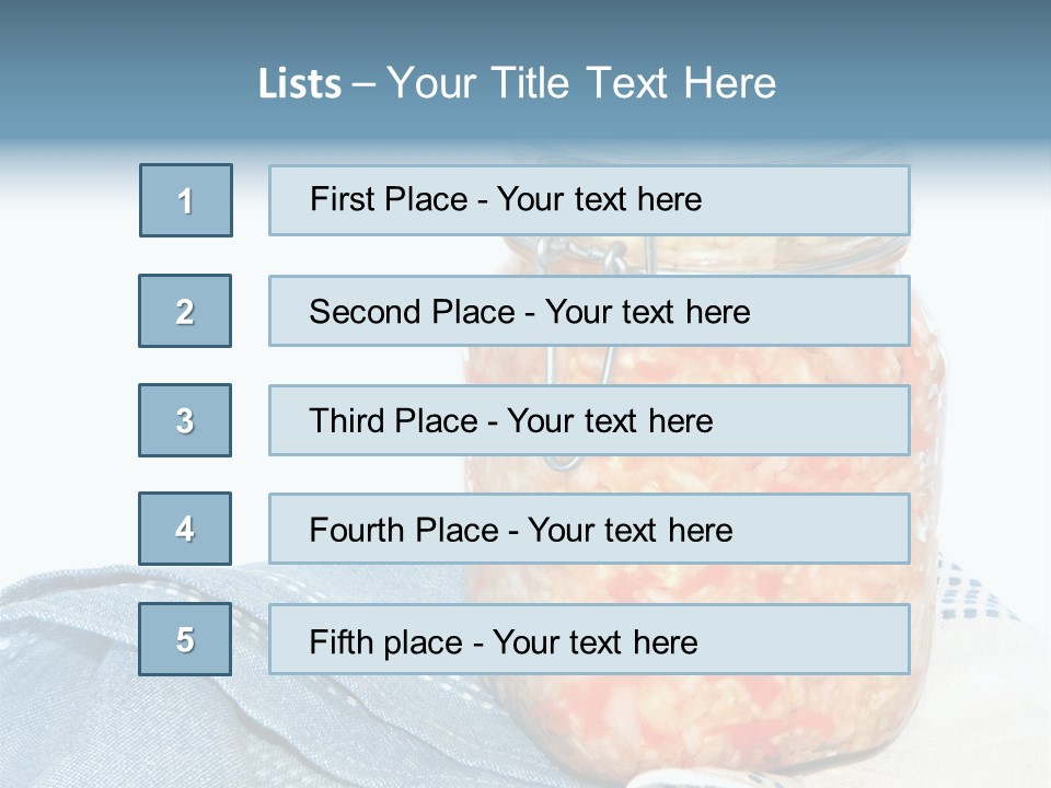 Veggies Cultured Raw PowerPoint Template
