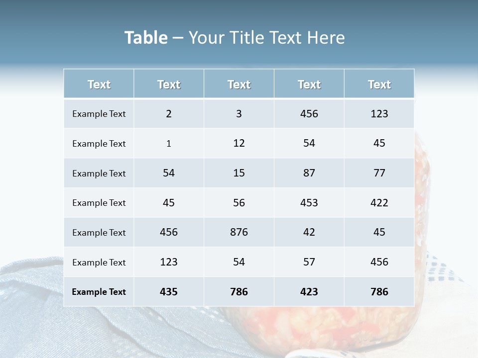Veggies Cultured Raw PowerPoint Template