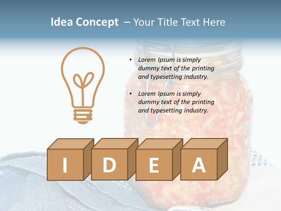 Veggies Cultured Raw PowerPoint Template