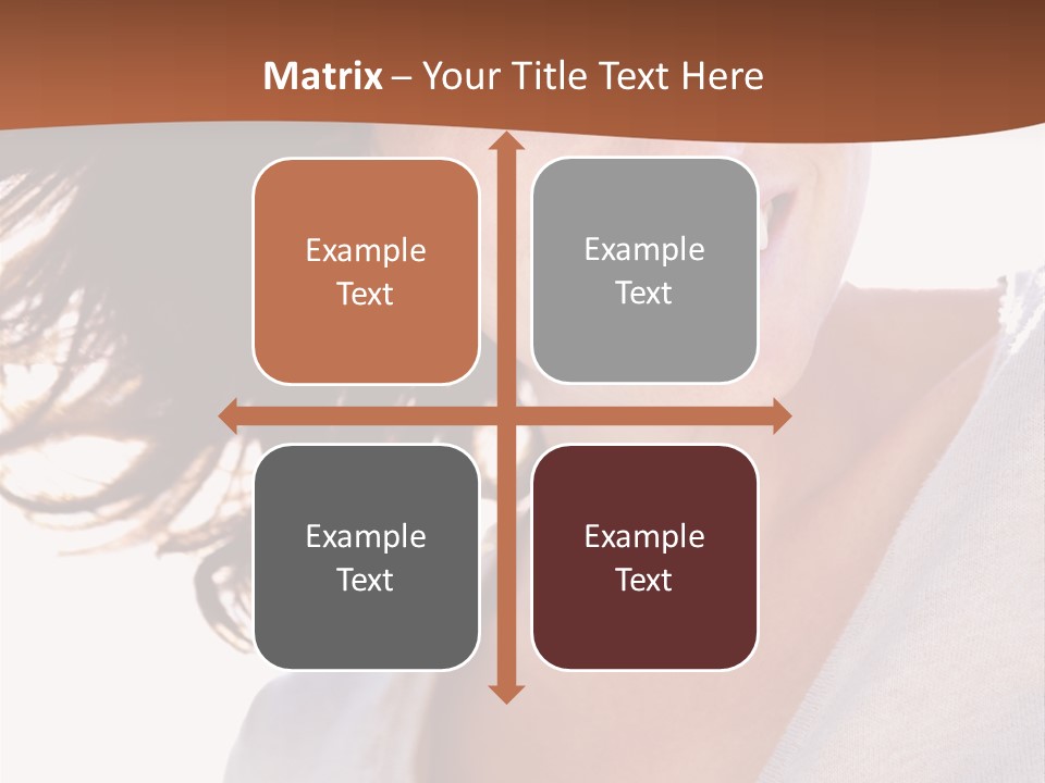 Background Yellow Quadrocycle PowerPoint Template