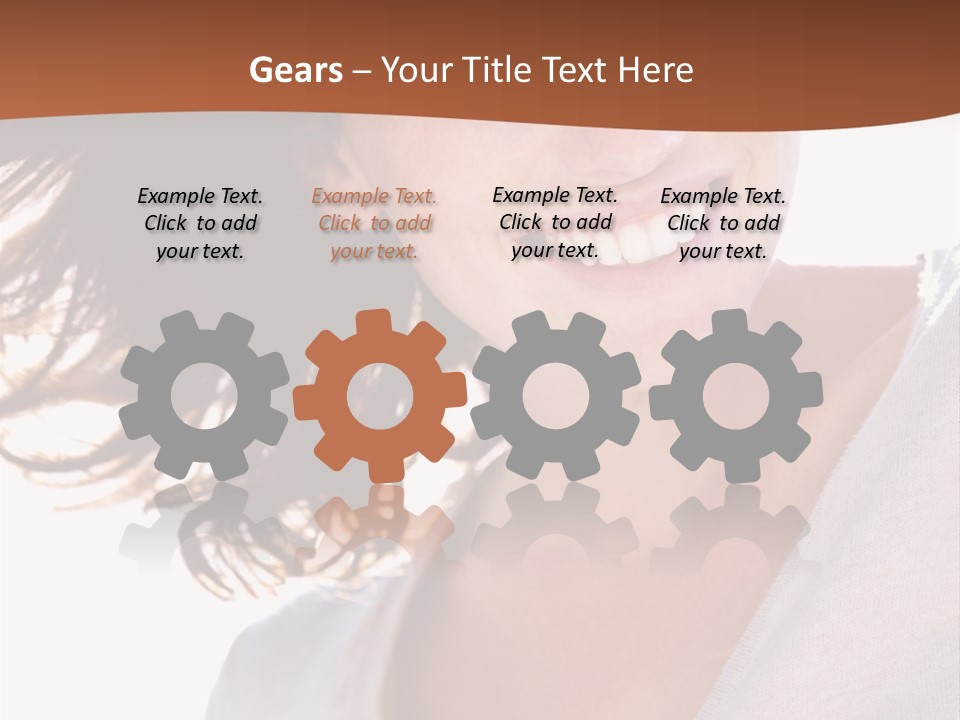 Background Yellow Quadrocycle PowerPoint Template