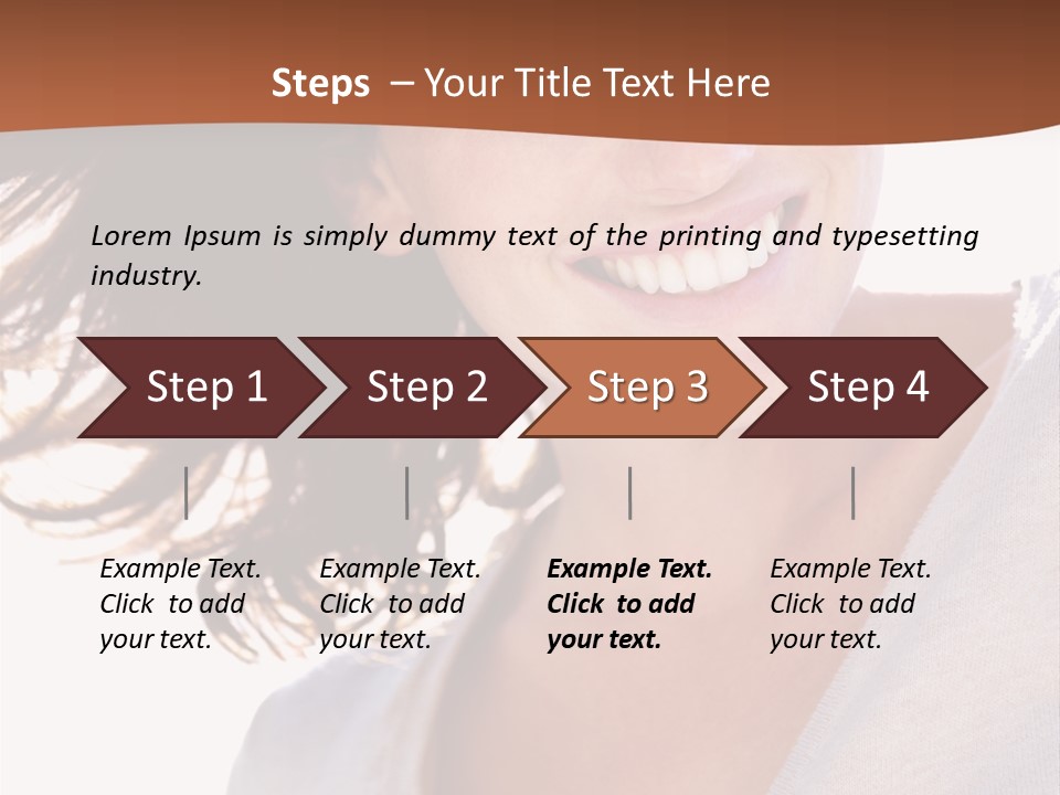 Background Yellow Quadrocycle PowerPoint Template