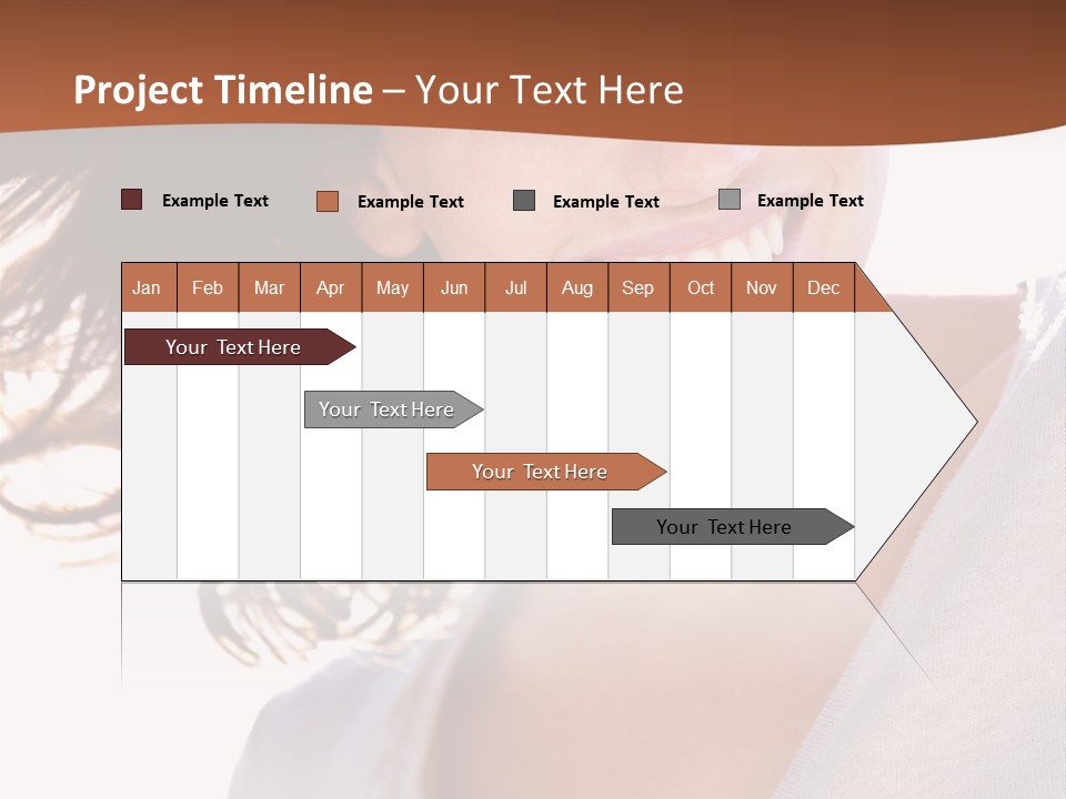 Background Yellow Quadrocycle PowerPoint Template