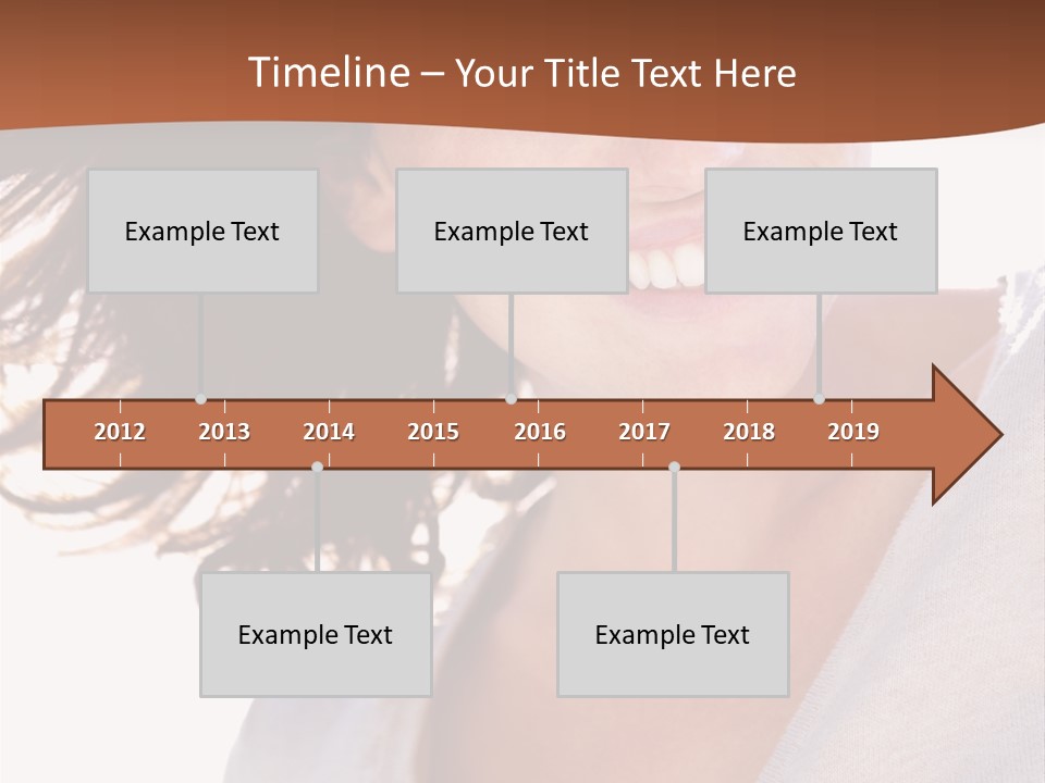 Background Yellow Quadrocycle PowerPoint Template