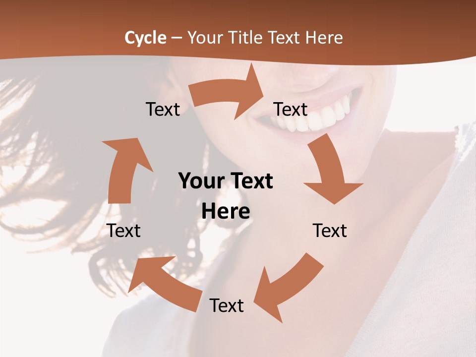 Background Yellow Quadrocycle PowerPoint Template