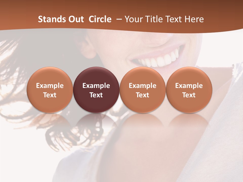 Background Yellow Quadrocycle PowerPoint Template