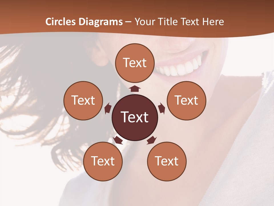 Background Yellow Quadrocycle PowerPoint Template