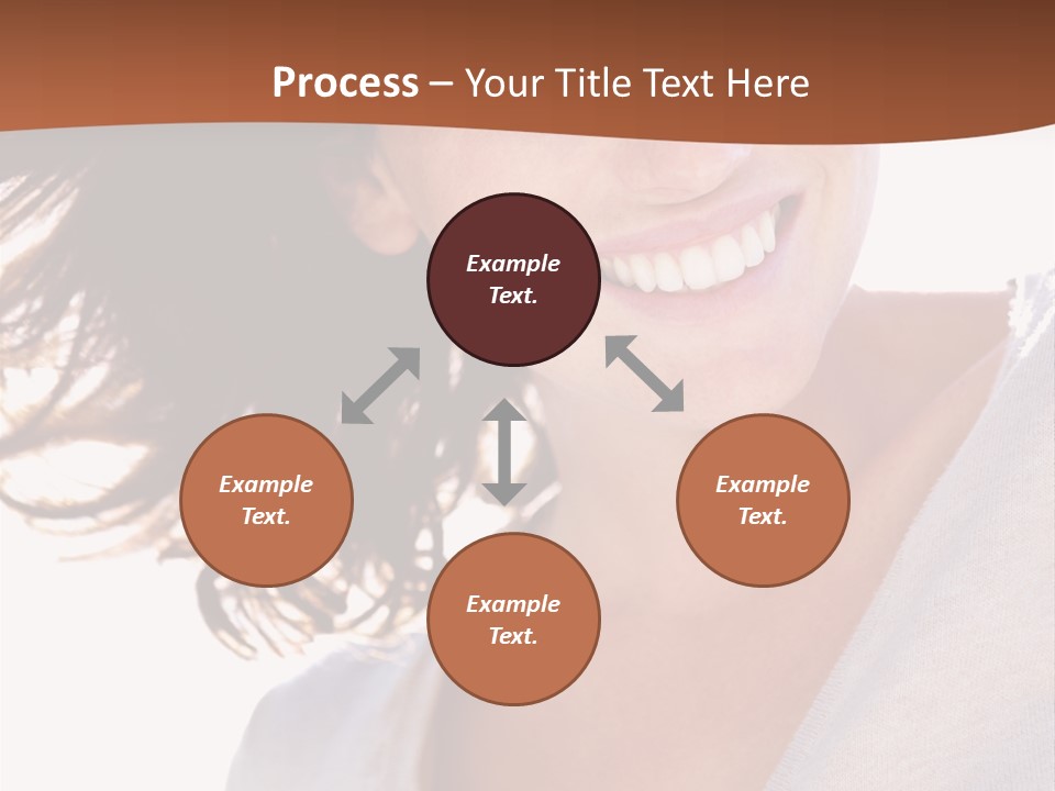 Background Yellow Quadrocycle PowerPoint Template