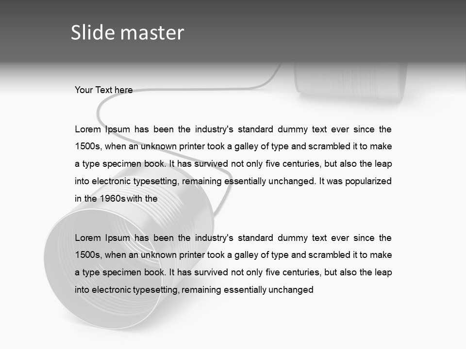 Equipment Cleanliness Metal PowerPoint Template