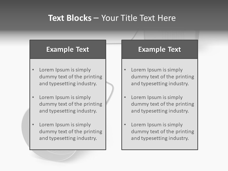 Equipment Cleanliness Metal PowerPoint Template