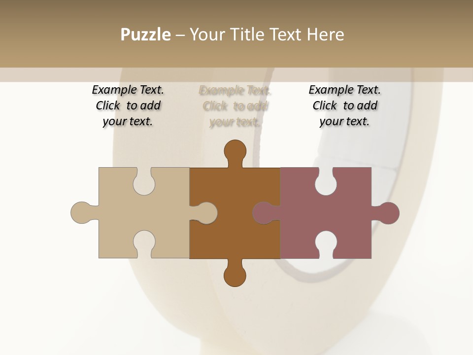 Isolated Adhesive Object PowerPoint Template