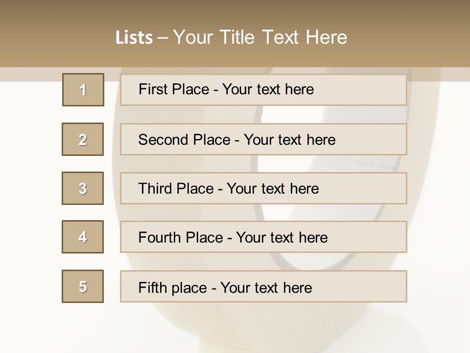 Isolated Adhesive Object PowerPoint Template