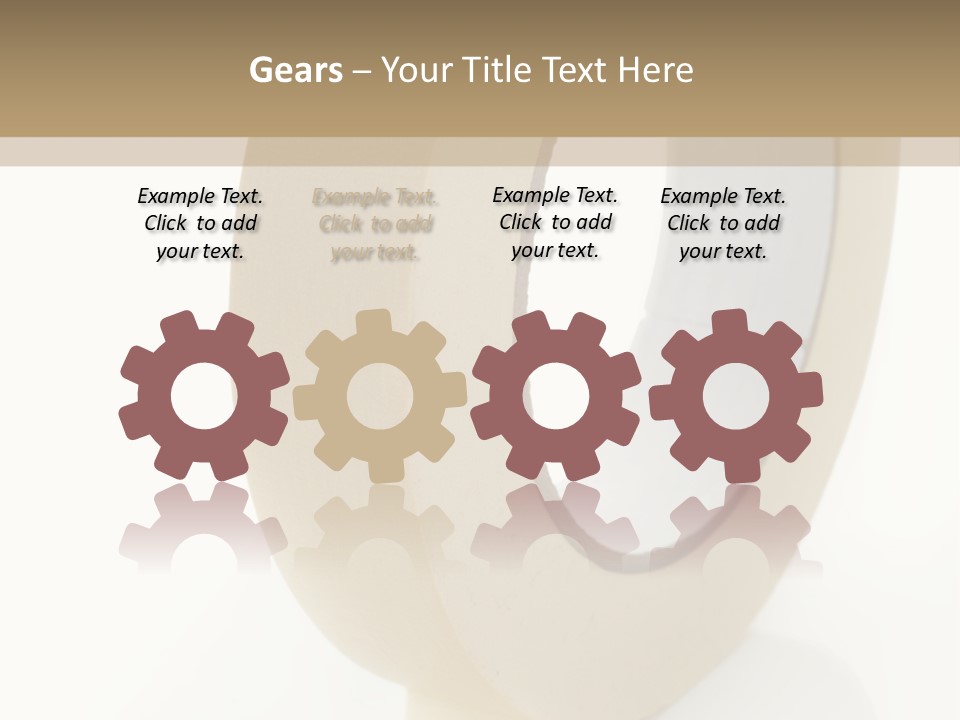 Isolated Adhesive Object PowerPoint Template