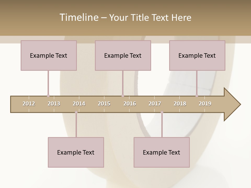 Isolated Adhesive Object PowerPoint Template