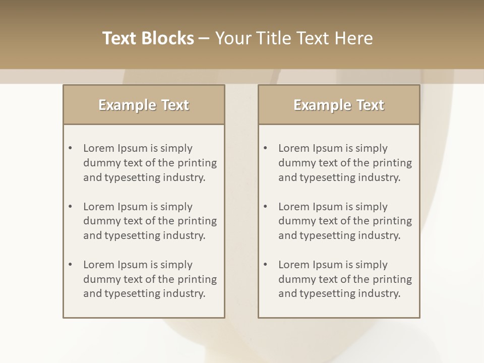 Isolated Adhesive Object PowerPoint Template