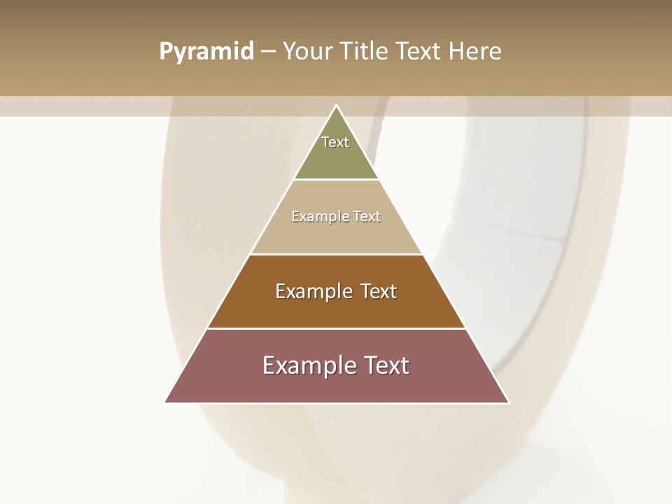 Isolated Adhesive Object PowerPoint Template