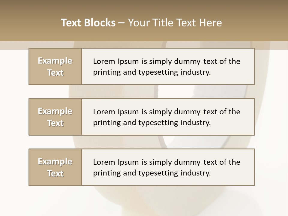 Isolated Adhesive Object PowerPoint Template