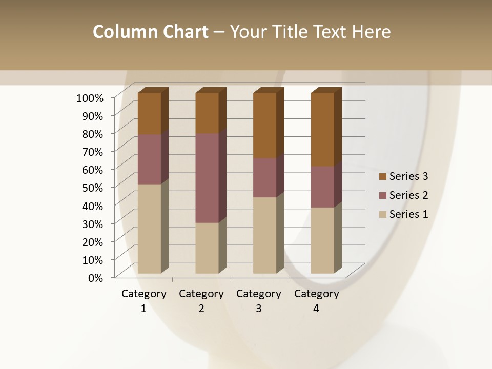 Isolated Adhesive Object PowerPoint Template