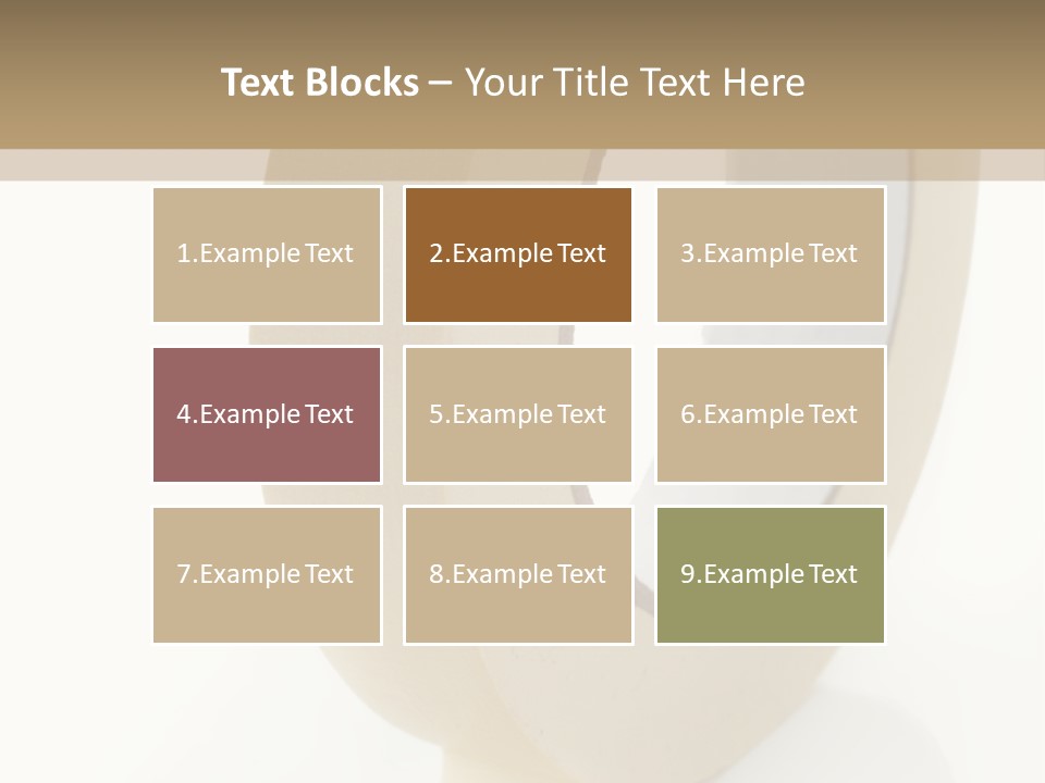 Isolated Adhesive Object PowerPoint Template