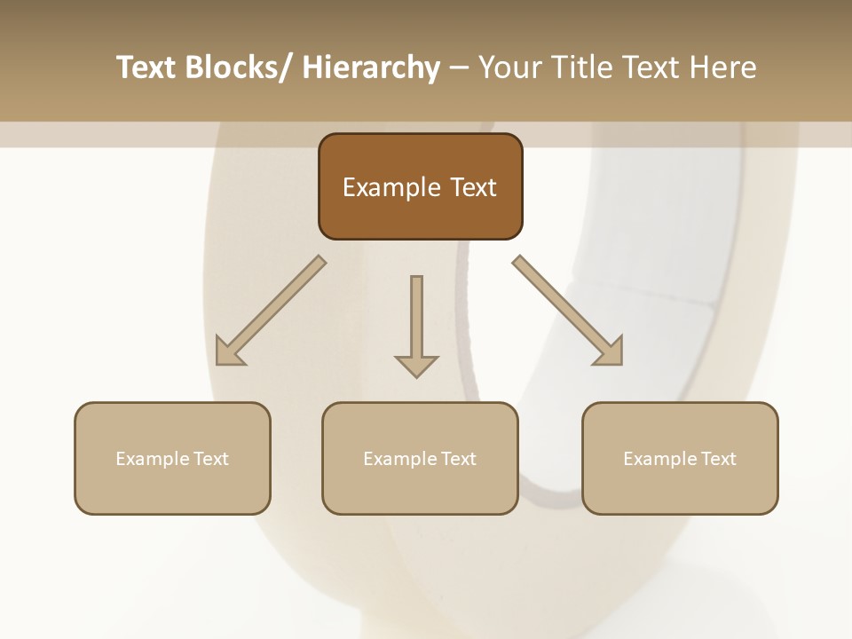 Isolated Adhesive Object PowerPoint Template
