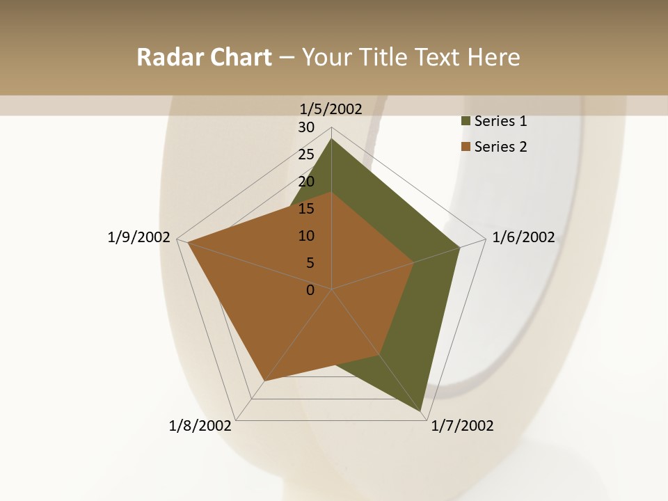 Isolated Adhesive Object PowerPoint Template